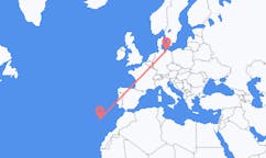 Flug frá Rostock, Þýskalandi til Funchal, Portúgal