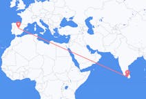 Vluchten van Colombo, Sri Lanka naar Madrid, Spanje