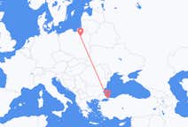 Flyrejser fra Szczytno, Polen til Istanbul, Tyrkiet