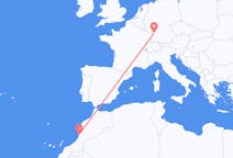 出发地 摩洛哥出发地 阿加迪尔目的地 德国卡尔斯鲁厄的航班