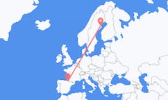 Voos de Skellefteå, Suécia para Pamplona, Espanha