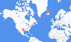 Flights from from Nuevo Laredo to Akureyri