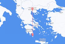 Vols depuis la ville de Cythère vers la ville de Thessalonique