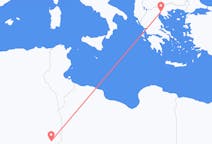 Flyreiser fra Illizi, Algerie til Thessaloniki, Hellas