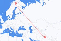 Flights from New Delhi, India to Pajala, Sweden