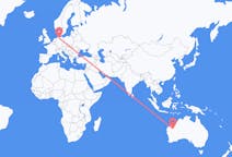 Flyrejser fra Ny mand, Australien til Hamborg, Tyskland