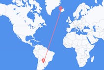 Flyg från Corrientes, Argentina till Reykjavík, Island