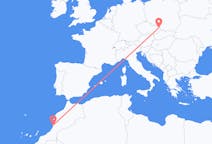 Flights from Agadir to Ostrava