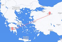 Fly fra Kalamata til Eskişehir