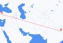 Flyreiser fra Katmandu, til Ankara