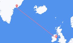 Vols de Tasiilaq, le Groenland à Dublin, Irlande