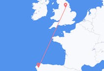 Flights from Santiago de Compostela, Spain to Doncaster, the United Kingdom