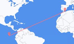 Flights from Baltra Island, Ecuador to Melilla, Spain