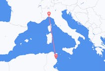 出发地 突尼斯出发地 莫纳斯提尔目的地 意大利热那亚的航班