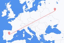 Flights from Kaluga, Russia to Madrid, Spain