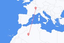 阿尔及利亚出发地 阿德拉尔飞往阿尔及利亚目的地 日內瓦的航班