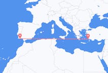 出发地 葡萄牙从法鲁区出发目的地 希腊科斯岛的航班