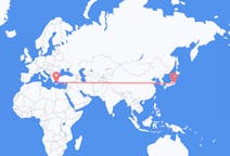 Flights from Tokyo, Japan to Santorini, Greece