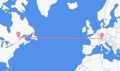 Flights from Saguenay, Canada to Friedrichshafen, Germany