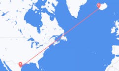 出发地 美国麦卡伦目的地 冰岛雷克雅维克的航班