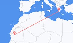 Vluchten van Atar, Mauritanië naar Kalamáta, Griekenland