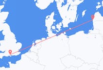 Flights from the city of Southampton to the city of Liepāja
