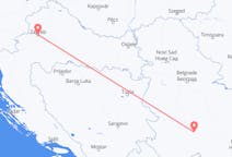 Flyrejser fra Kraljevo, Serbien til Zagreb, Kroatien