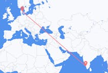 Flights from Kozhikode in India to Aarhus in Denmark