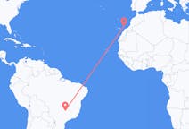 Flyg från Uberlândia, Brasilien till Lanzarote, Spanien