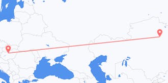 Flights from Kazakhstan to Hungary