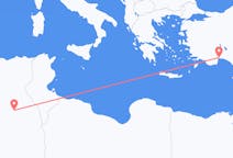 出发地 阿尔及利亚哈西·迈萨乌德目的地 土耳其安塔利亚的航班