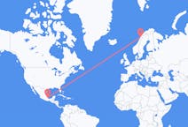 Flyg från Tixtla de Guerrero, Mexiko till Bodø, Norge