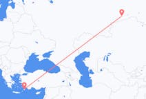Flights from Kurgan, Kurgan Oblast, Russia to Rhodes, Greece