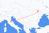 Flyrejser fra Perugia til Iași