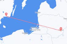 出发地 瑞典从 卡尔斯克鲁纳目的地 立陶宛维尔纽斯的航班
