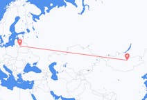 Vluchten van Ulaanbaatar naar Vilnius