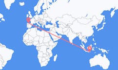 印度尼西亚出发地 外圆湾飞往印度尼西亚飞往 圣地亚哥德尔蒙特的航班