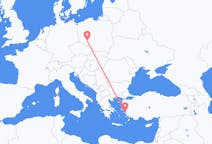 Flights from Samos in Greece to Wrocław in Poland