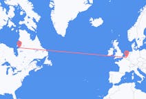 Flyrejser fra Kuujjuarapik, Canada til Region Bruxelles, Belgien