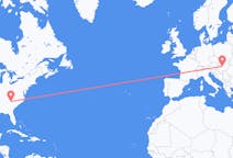 Flyrejser fra Greenville, USA til Budapest, USA