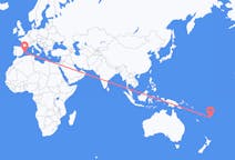 出发地 斐济出发地 坎達武島目的地 西班牙伊维萨岛的航班