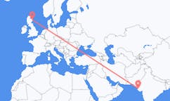 Flyreiser fra Jamnagar, India til Aberdeen, Skottland