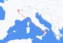 Flyrejser fra Lyon, Frankrig til Lamezia Terme, Italien