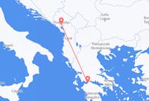 Vluchten van Podgorica, Montenegro naar Patras, Griekenland