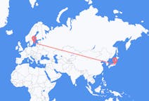 Flyreiser fra Tokyo, Japan til Visby, Sverige