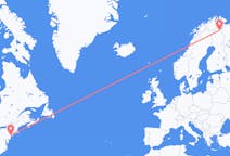 Flights from New York, the United States to Ivalo, Finland
