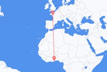 Flights from Accra, Ghana to Nantes, France