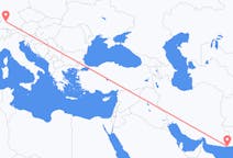 Flug frá Gwadar, Pakistan til Stuttgart, Þýskalandi