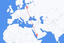Flyg från Jizan, Saudiarabien till Vilnius, Litauen
