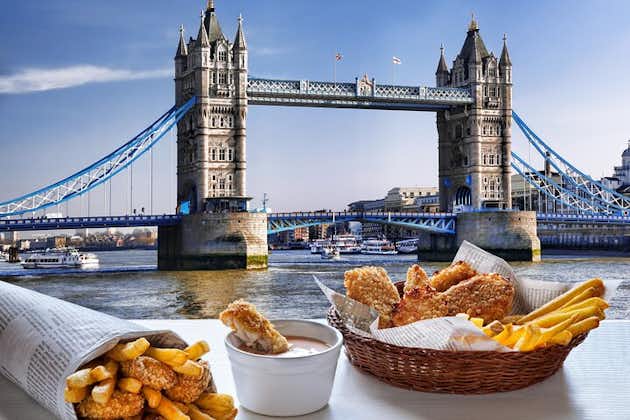 Séance de dégustation de plats en anglais et visite privée de Londres